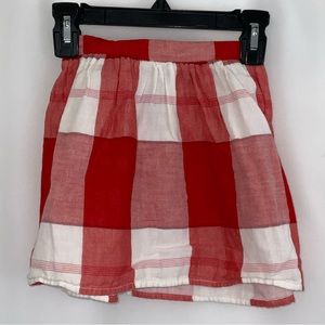 Girl’s Old Navy Red Plaid Skirt Size 3T
